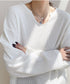 ワッフルロングリラックスTee